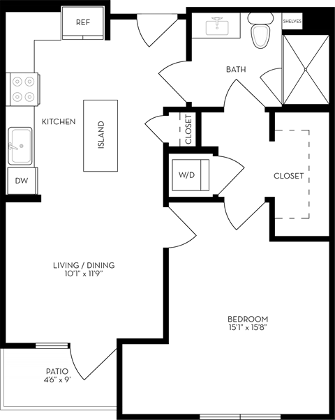 a schematic diagram of a floor plan of a house